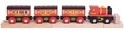 Bigjigs Rail Diaľkový vlak + 3 koľaje