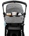 SKIP HOP Kinderwagen-Organizer Grab&amp;Go Ultra grey melange