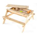 Table de pique-nique en bois 2 en 1