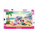 Puzzle Minnie: oslava 15 dielikov doskové