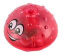 Gioco acquatico Fontana spray in plastica rossa funzionante a batteria con luce