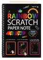 Škrabací/Vyškrabovací notes dúhový 10 listov