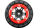 Pro-Line disk 2.2/3.0" Split Six predný H12 červeno-čierny (2)