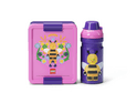LEGO Bee desiatový set (fľaša a box) - fialová