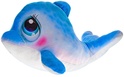 Plüss delfin 30 cm-es csillogó hasa