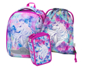BAAGL SADA 3 Shelly Unicorno: zaino, astuccio, tasca