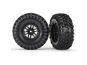 Bicicleta Traxxas 1.9", disc TRX-4 negru, anvelope Canyon Trail (pereche)