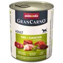 Can Animonda Gran Carno Adult carne de vita si iepure cu ierburi 800g