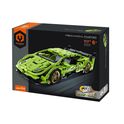 iM.Master Építőjáték versenyautó zöld 25x11, 4x6, 6 cm