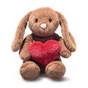 STEIFF Friends Hoppie rabbit – Love, brown plyšová hračka