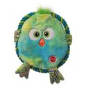 Câine de jucărie Fantasy Monsters foșnet pui cu funie verde 18cm