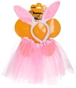 Karnevalsset - rosa Hase