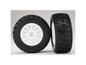 Traxxas kolo 2.2 / 3.0", disk Rally bel, pnevmatike Gravel S1 (2)