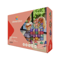 Cleverclixx Mágneses építőkészlet Creative Pack Pasztell – 125 db