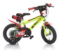 Dino Bikes - Kinderfahrrad 12" 412US - grün - schwarz
