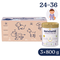 Kendamil Premium 4 HMO+, 2,4 kg (3× 800 g), kreative Verpackung mit Geschenk