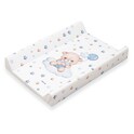 Wickelauflage Baby Mix Bär 47x70cm blau