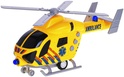 Helikoptéra ambulancie 20cm na zotrvačník na batérie so svetlom a zvukom v krabičke