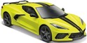 Maisto - 2020 Chevrolet Corvette Stingray Coupe Z51, gialla, 1:24