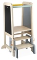 Janod Holz-Lernturm 3-in-1 mit Treppe und Tafel