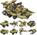 Set Qman Thunder Expedition Battle Car 1415 8 in 1