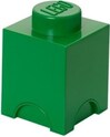LEGO® úložný box 1 - tmavá zelená 125 x 125 x 180 mm