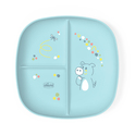 CHICCO Podijeljeni tanjur plavi 12m+