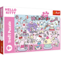 Trefl Puzzle 300 Preskúmajte svet Hello Kitty