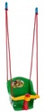 Altalena Baby con cigolio in plastica verde