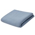 Couverture bébé en mousseline New Baby 70x100 cm bleue