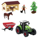 FARM SERVICE - Spielset Bauernhof 10 Stk. mit Lichtern und Geräuschen