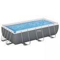 Piscina da giardino Bestway 56441 Power Steel 4.04mx 2.01mx 1.00m Set piscina rettangolare