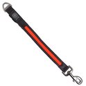 Vodítko Dog Fantasy USB LED nylonové přepínací svítící oranžové 2,5x39cm