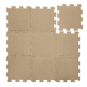 Schaumstoff-Puzzlematte 30x30 cm 9 Stk., Hazel Brown