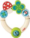 Haba Hochet en bois pour les tout-petits Trèfle à quatre feuilles
