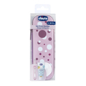 CHICCO Set Zahnbürste und Zahnpasta im Etui Always Smiling - Flieder, 6m+