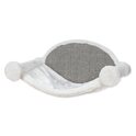 Amaca da riposo 54×28×33cm bianco-grigio