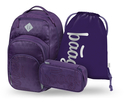 BAAGL SADA 3 Coolmate Plum: batoh, peračník, vrecko