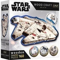 Trefl Drevené puzzle 160 dielikov - Millennium Falcon