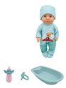 Bébé avec baignoire bleue 20cm