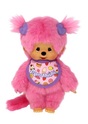Monchhichi Mončiči dievča ružové Pop N' Candy 20 cm