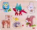 Haba Puzzle din lemn cu animale din pădure
