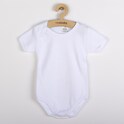 Luxusné bavlnené body krátky rukáv New Baby - biele 92 (18-24m)