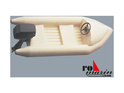 ROMARIN Gummiboot mit Dummy-Außenborder 1:25