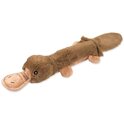 Hračka Dog Fantasy Recycled Toy kačka s PET fľašou pískacia so šuštiacim chvostom 55cm