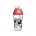 Auslaufsicherer Becher mit Strohhalm 295 ml, Minnie