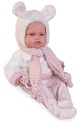 Antonio Juan 18305 BABYDOO - realistische Puppe mit Geräuschen und weichem Stoffkörper - 50 cm