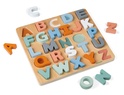 Janod Sweet Cocoon vkladacie puzzle Abeceda 26 ks