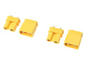 Conector placat cu aur XT-30UPB (2 perechi)