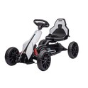 Kinder-Tretkart Go-kart Baby Mix Speedster weiß